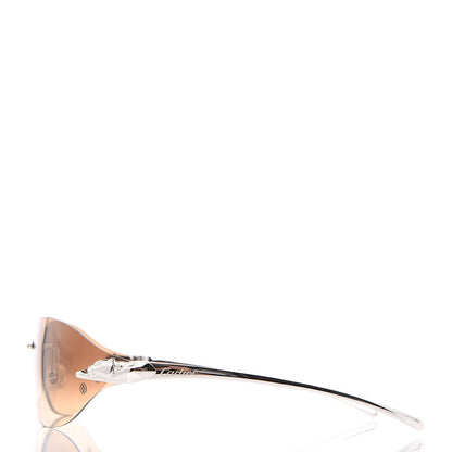 Cartier Panthere De Aviator Sunglasses Platinum 2 of 7