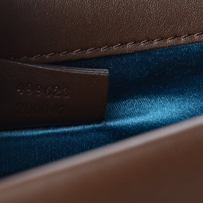 Gucci Velvet Moon Calfskin Crystal GG Monogram Small Dionysus Shoulder Bag Brown Vintage Cocoa Black Diamond 7 of 12