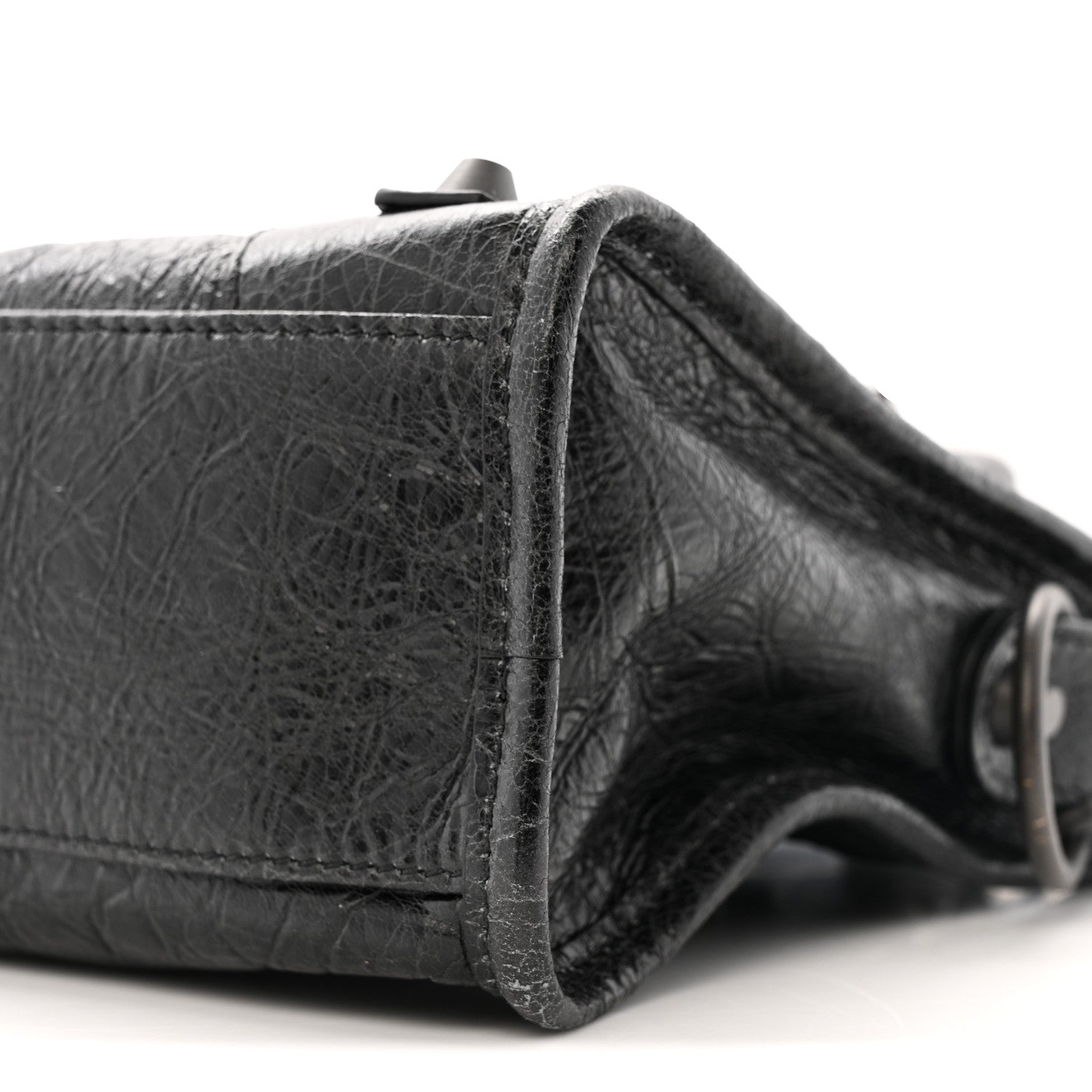Balenciaga Agneau Arena Classic Hardware Le City Mini  Black 10 of 12