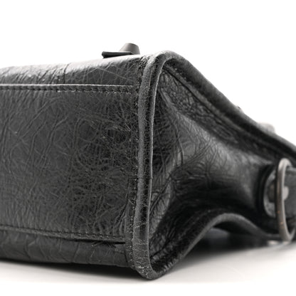 Balenciaga Agneau Arena Classic Hardware Le City Mini  Black 10 of 12