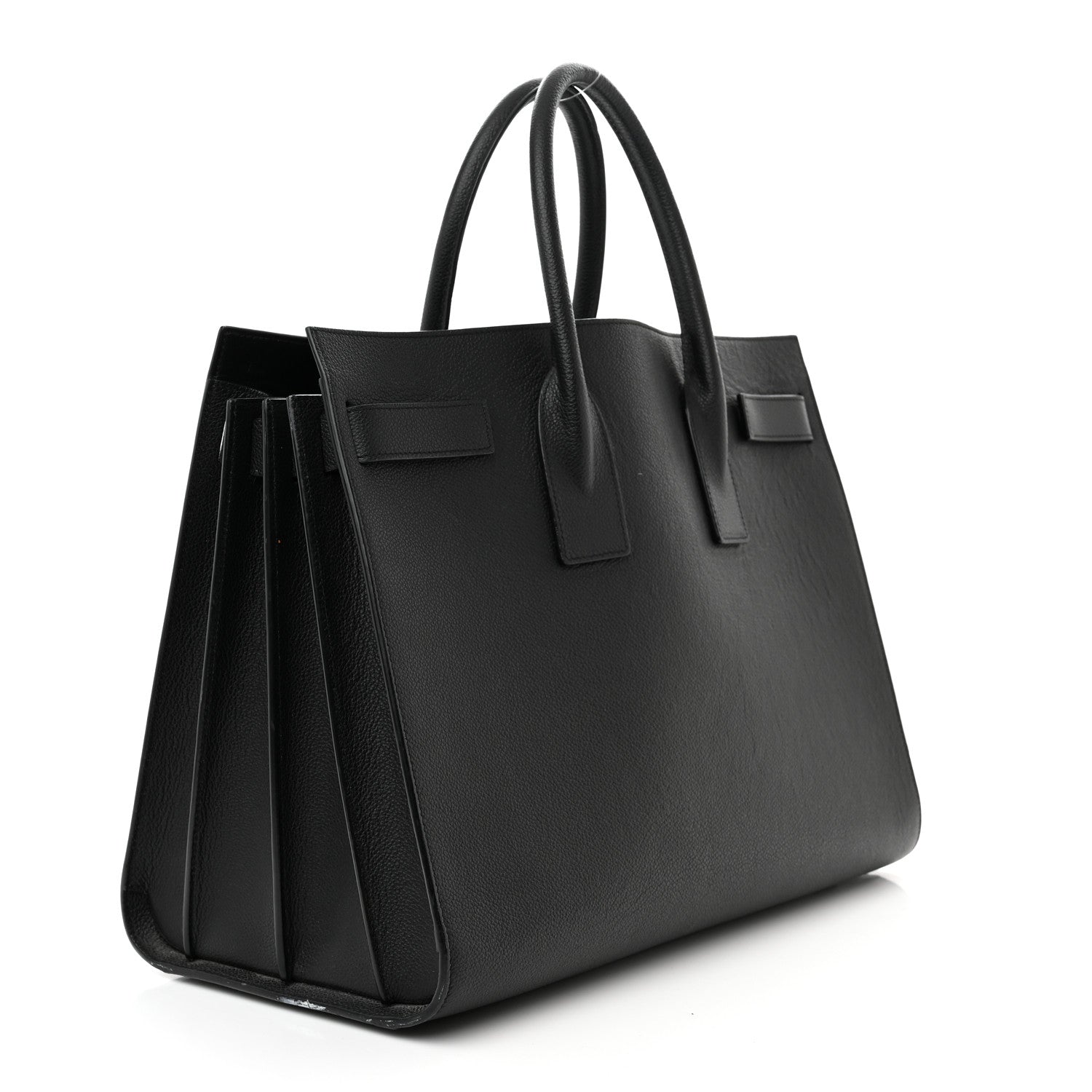 Saint Laurent Grained Calfskin Large Sac De Jour Carryall Black 3 of 20