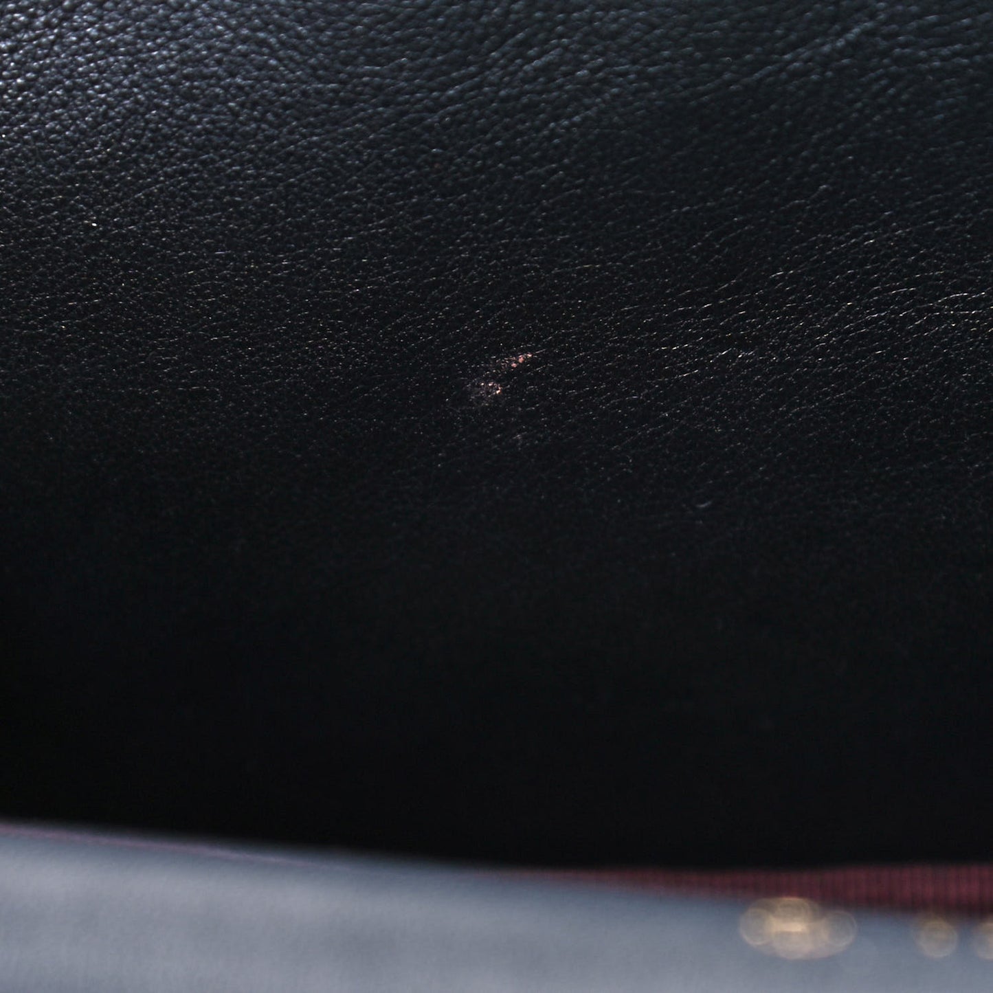 Patent Quilted Golden Class Wallet on Chain WOC Black