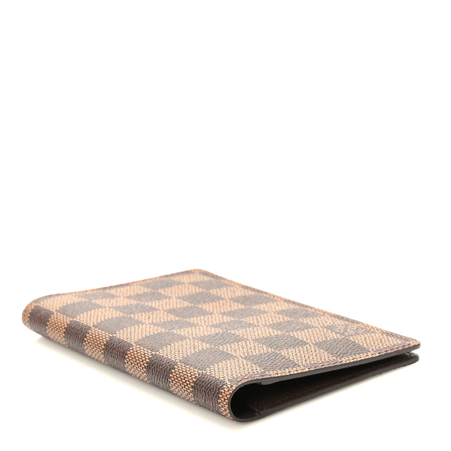 Louis Vuitton Damier Ebene Checkbook Cover Wallet 4 of 7