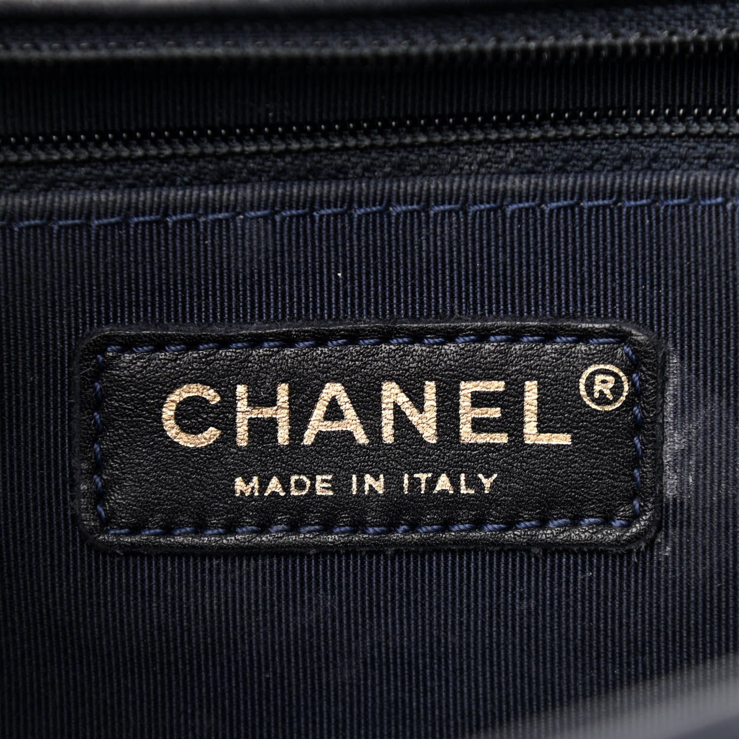 Chanel Lambskin Quilted Large Boy Flap Navy 6 of 11