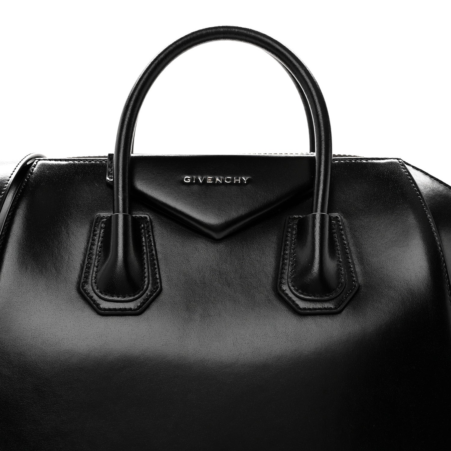 Givenchy Shiny Lord Calfskin Medium Antigona Black 8 of 10
