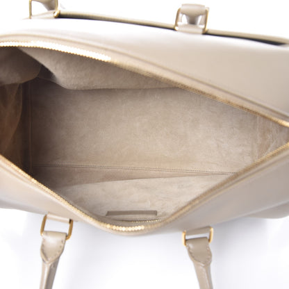 Saint Laurent Calfskin Classic Duffle 6 Beige Vintage 5 of 13
