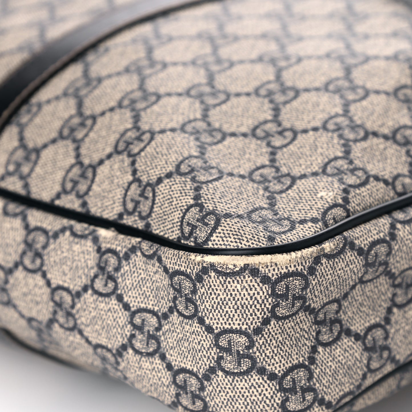 GG Plus Monogram Medium Briefcase Navy