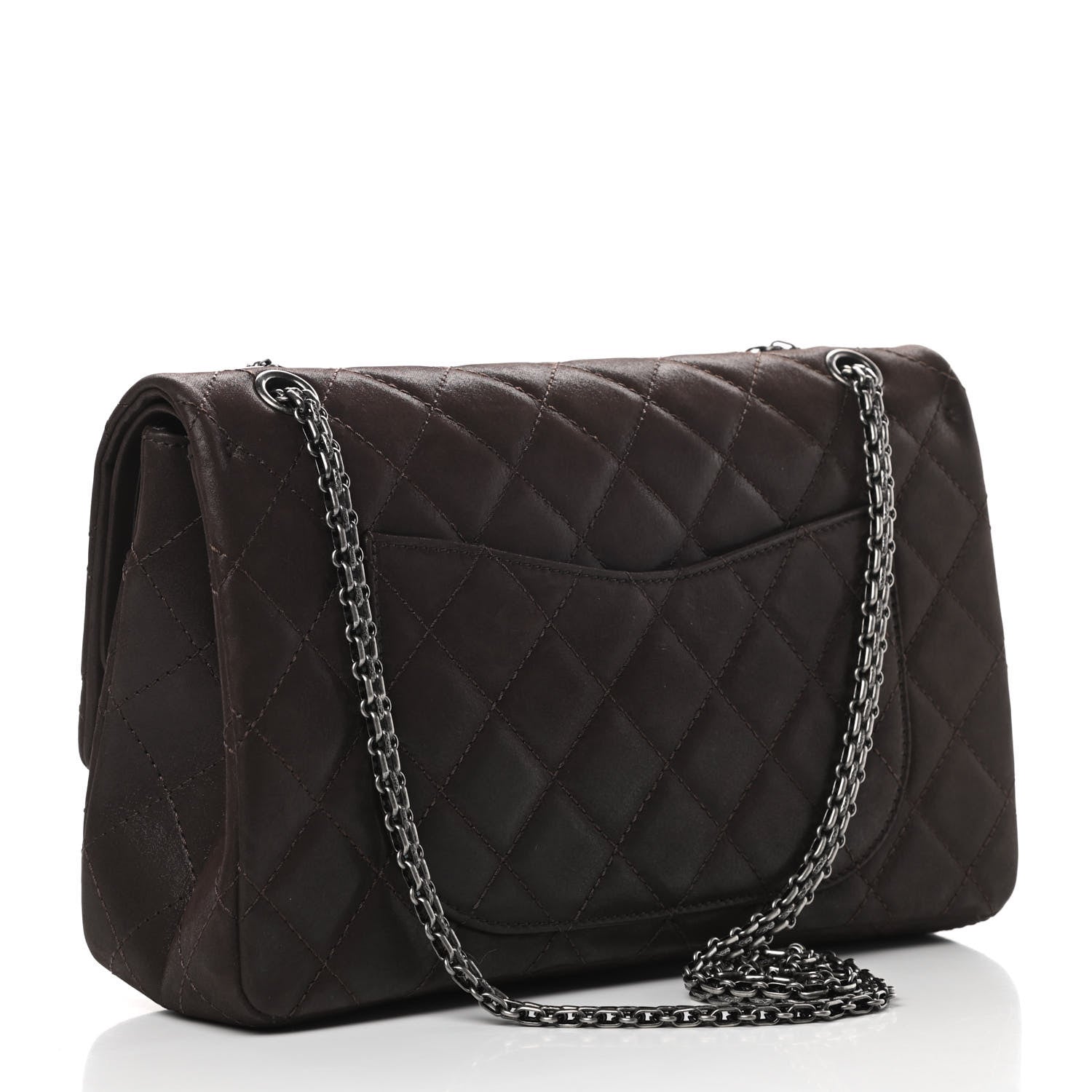 Chanel Iridescent Calfskin Quilted 2.55 Reissue 227 Flap Brown 4 of 16