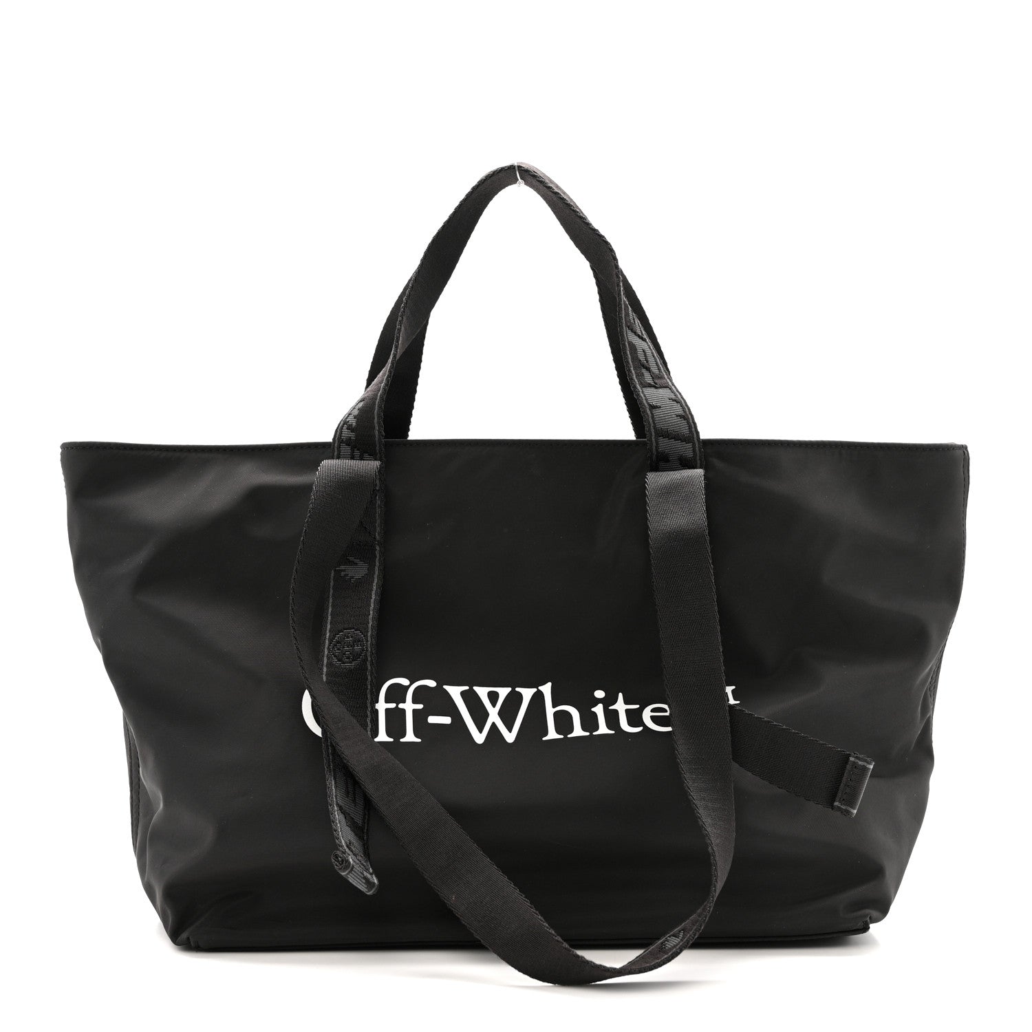 Off-White Nylon Small Commercial Tote Black 1 of 10