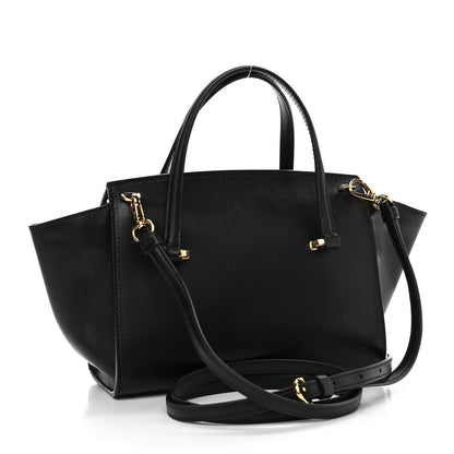 Salvatore Ferragamo Calfskin Suede Mara Shoulder Bag Black Opera 3 of 11