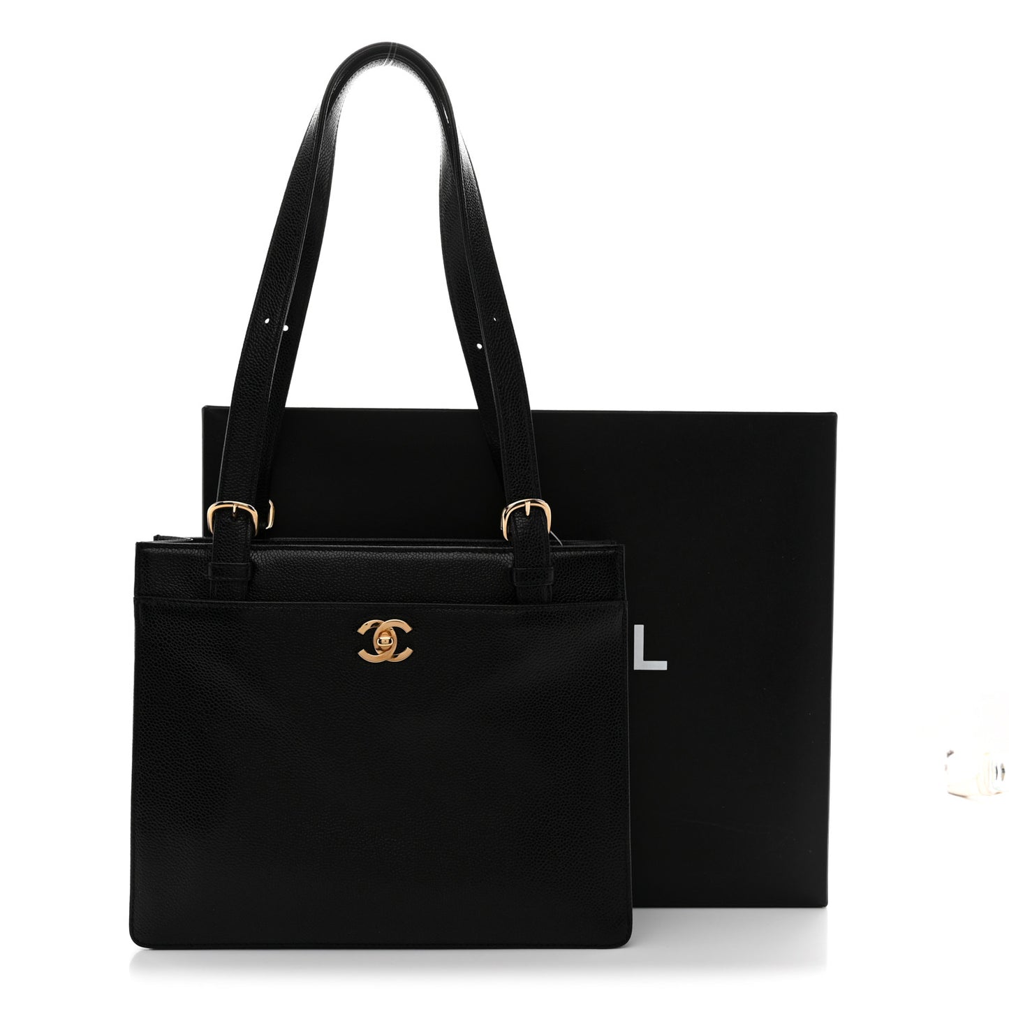 Caviar Shoulder Bag Black