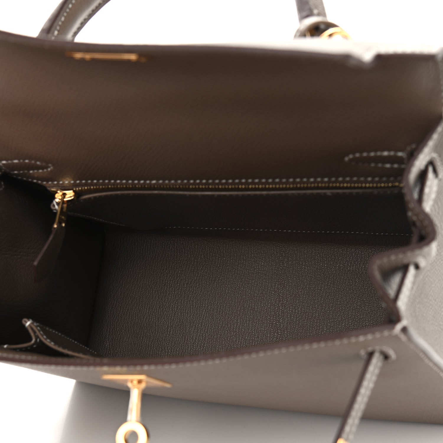 Hermes Epsom Kelly Sellier 25 Etoupe 4 of 9