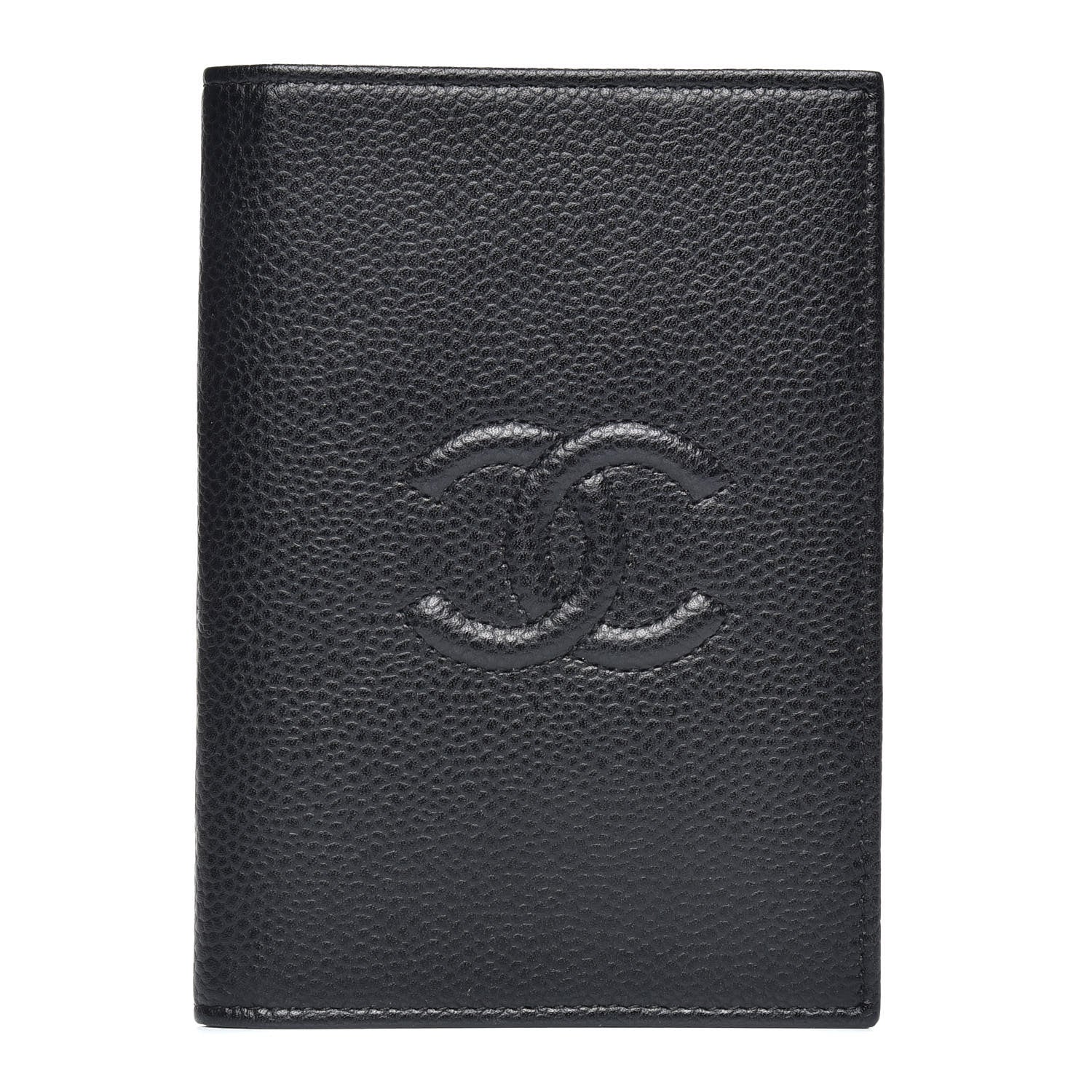 Chanel Caviar Timeless Passport Holder Black 1 of 8