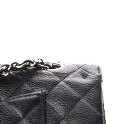 Chanel Caviar Quilted Medium Double Flap Black 13 of 18