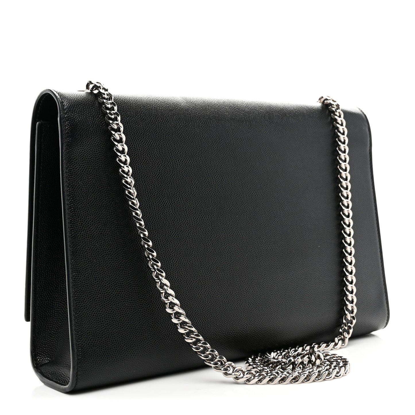 Grain De Poudre Large Classic Monogram Kate Satchel Black