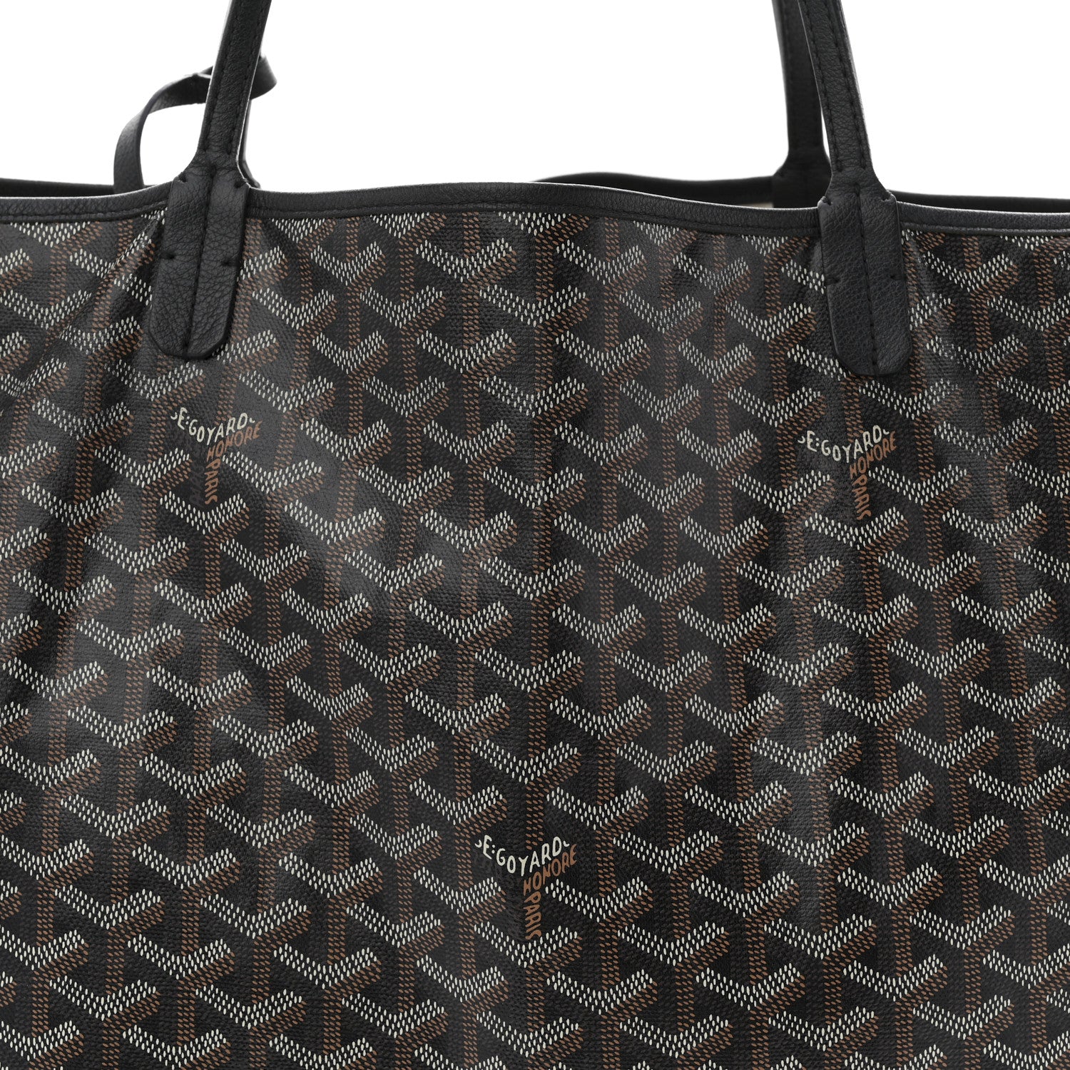 Goyard Goyardine Saint Louis GM Black 9 of 16