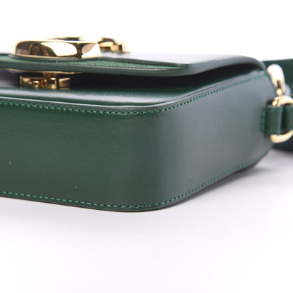 Chloe Shiny Calfskin Suede Mini C Double Carry Green 9 of 9