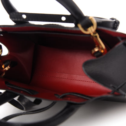 Mansur Gavriel Vegetable Tanned Calfskin Mini Mini Sun Bag Black Flamma 5 of 8