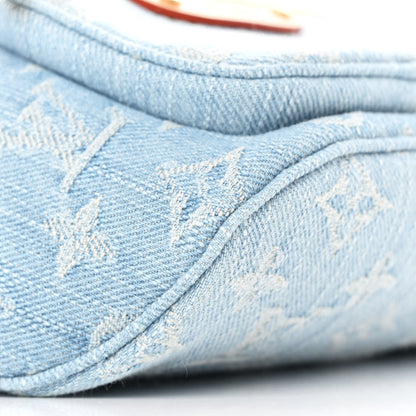 Louis Vuitton Monogram Denim Mini Bumbag Sky Blue 8 of 10