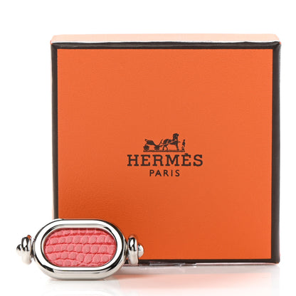 Hermes Lizard Odyssee Ring 50 6.25 Bougainvillea 5 of 5