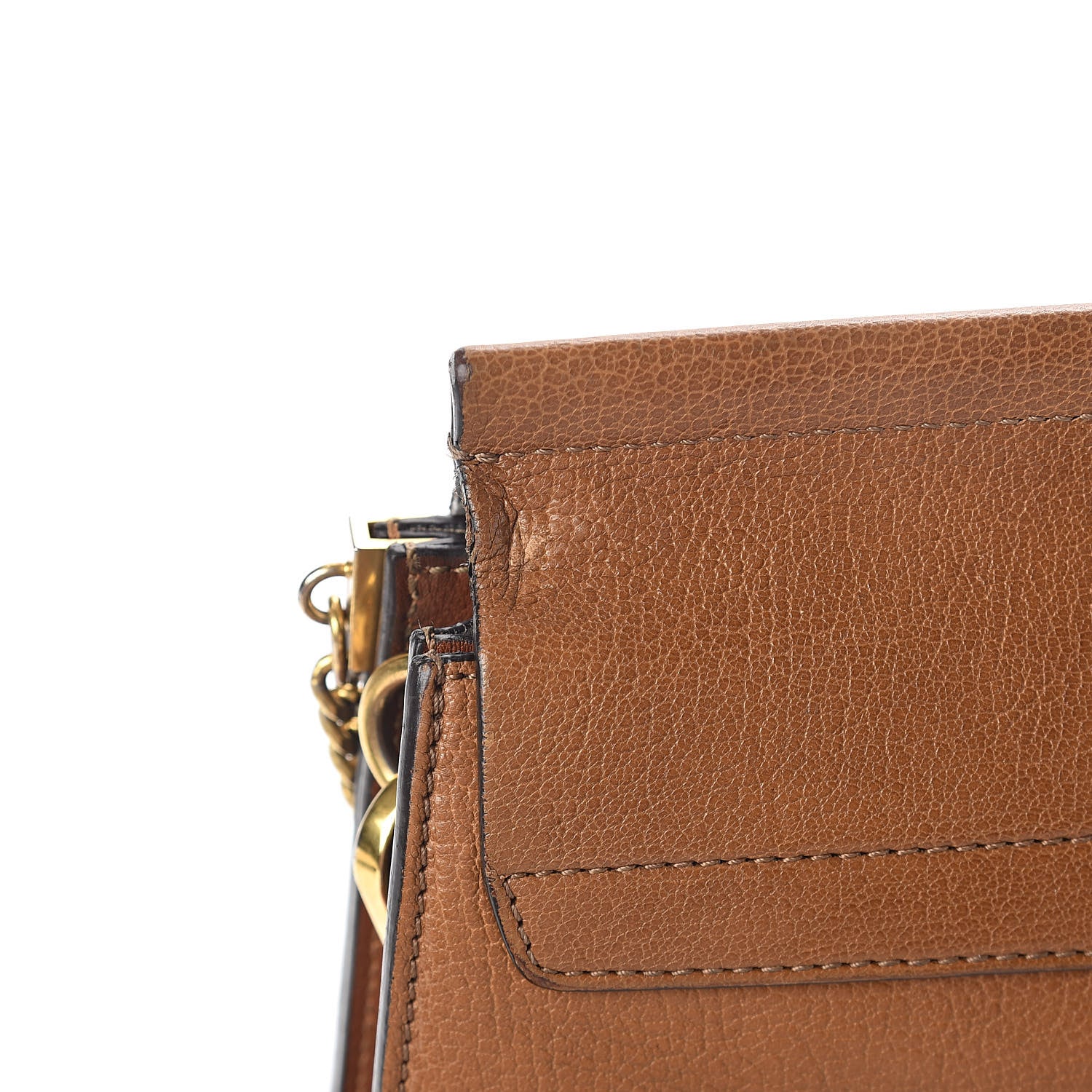 Chloe Goatskin Medium Faye Shoulder Bag Caramel 11 of 15