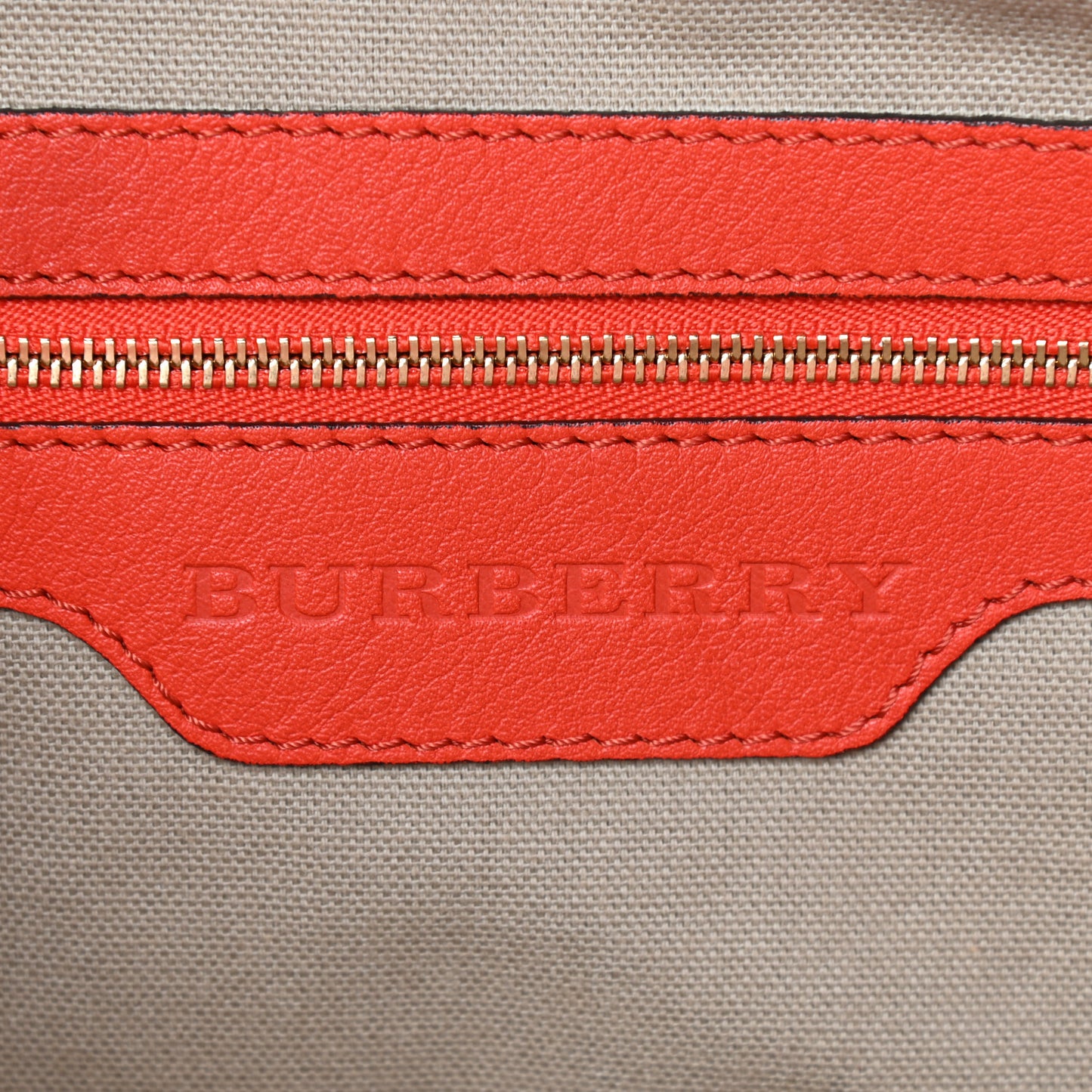 House Check Small Canterbury Tote Bright Russet