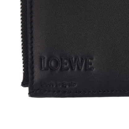 Loewe Calfskin Embossed Repeat Small Vertical Wallet Black Multicolor 6 of 8