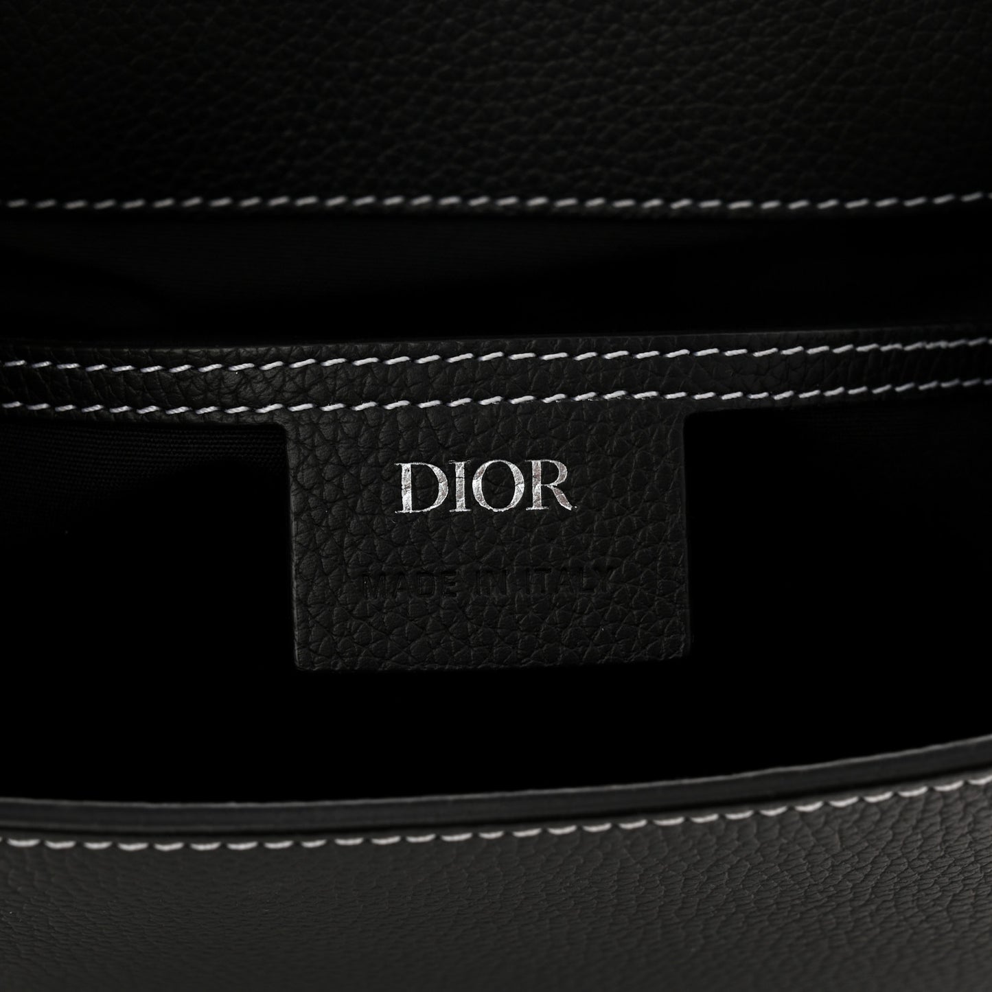 Grained Calfskin Maxi Gallop Backpack Black