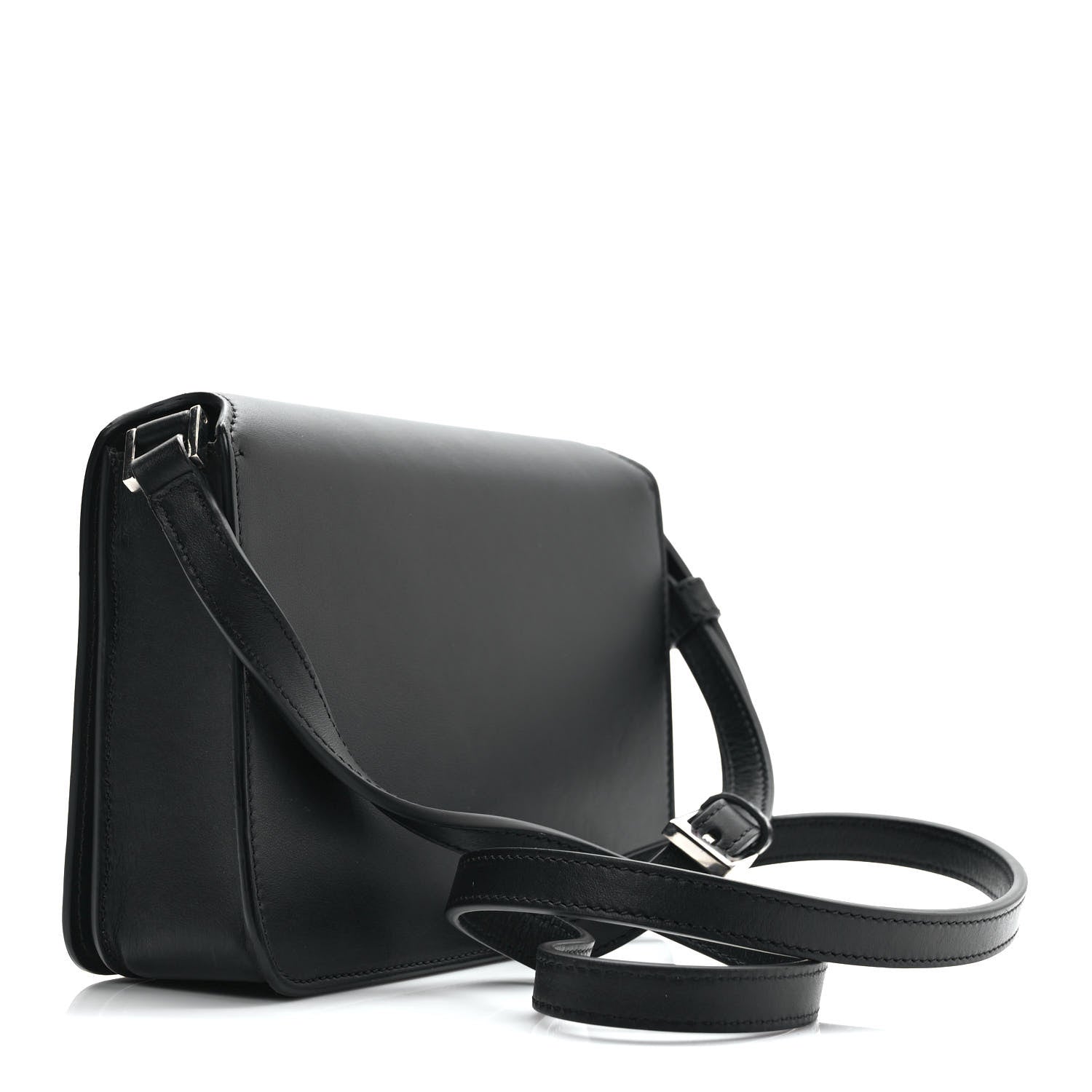 Givenchy Calfskin Logo Debossed Crossbody Black 2 of 8