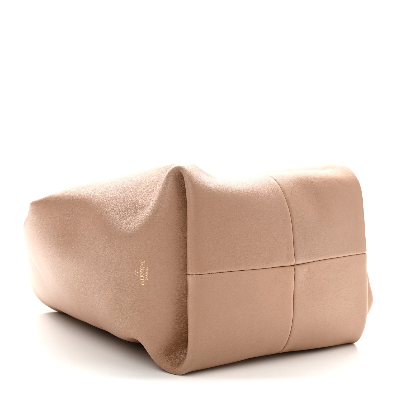 Valentino Garavani Nappa Small Roman Stud Hobo Rose Cannelle 4 of 9