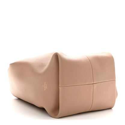 Valentino Garavani Nappa Small Roman Stud Hobo Rose Cannelle 4 of 9