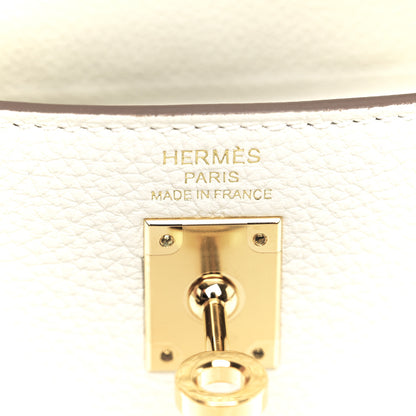 Hermes Togo Kelly Retourne 25 Mushroom 6 of 11