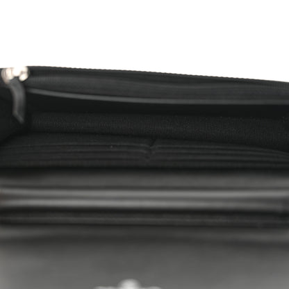 Chanel Caviar Quilted Boy Wallet On Chain WOC Black 5 of 13