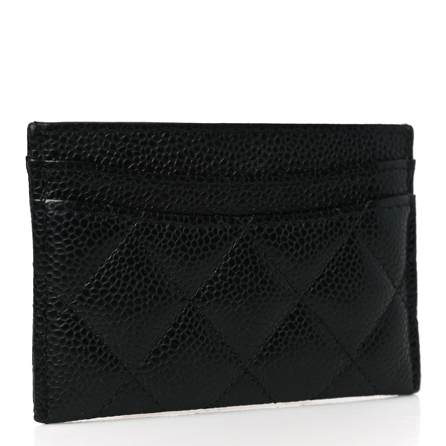Chanel Caviar Quilted Card Holder Black 3 of 9