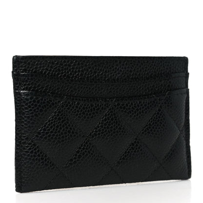 Chanel Caviar Quilted Card Holder Black 3 of 9