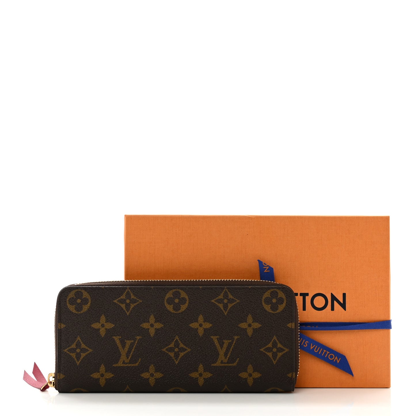 Monogram Clemence Wallet Fuchsia