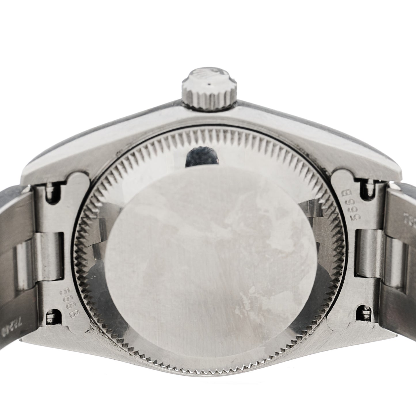 Stainless Steel 24mm Oyster Perpetual Watch Pink 76080