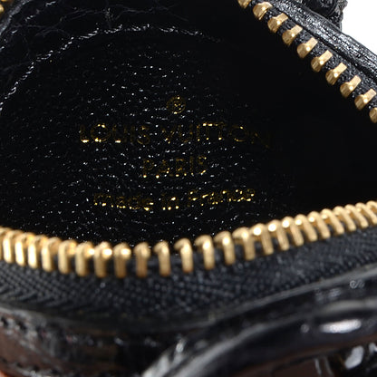 Louis Vuitton Alligator Mini Lockit Bag Charm Black 7 of 8