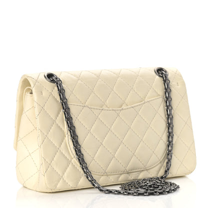 Chanel Aged Calfskin Quilted 2.55 Reissue 225 Flap White 3 of 13