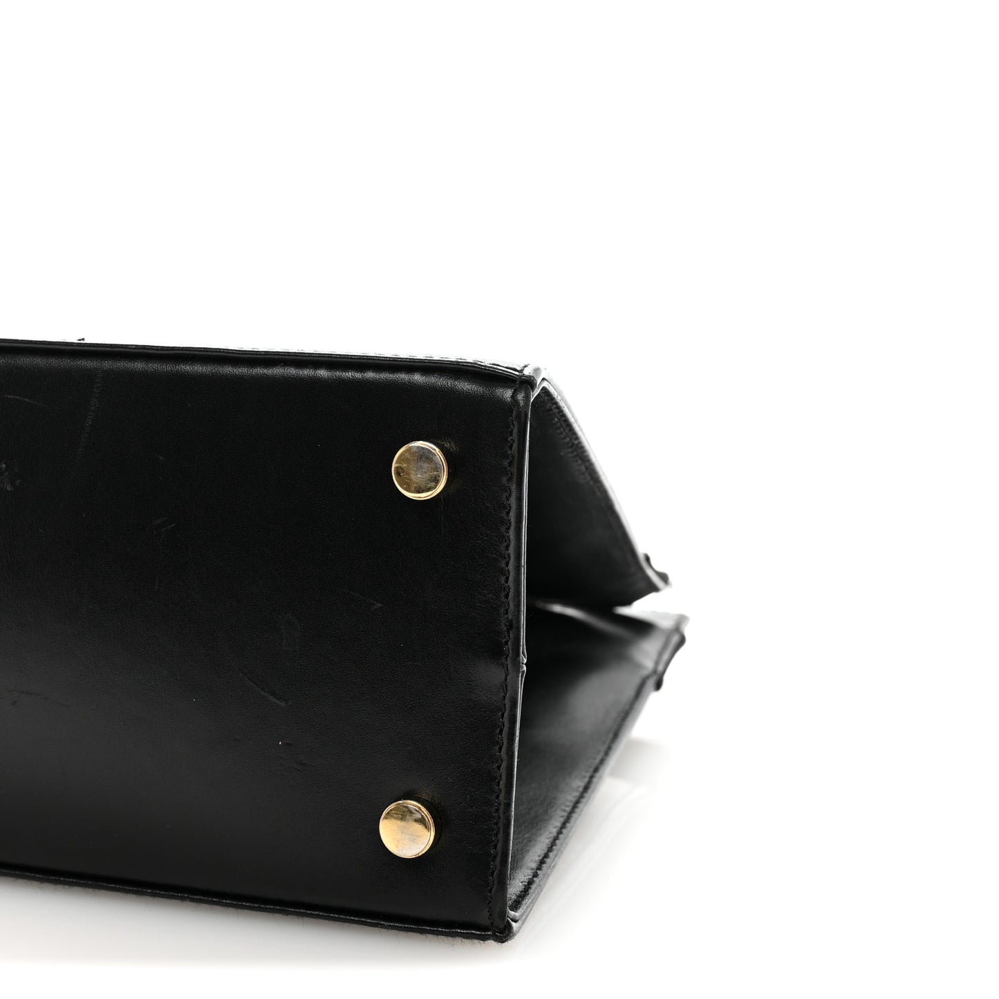 Calfskin Medium Vara Bow Top Handle Tote Black