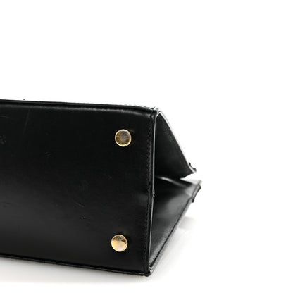 Salvatore Ferragamo Calfskin Medium Vara Bow Top Handle Tote Black 9 of 9