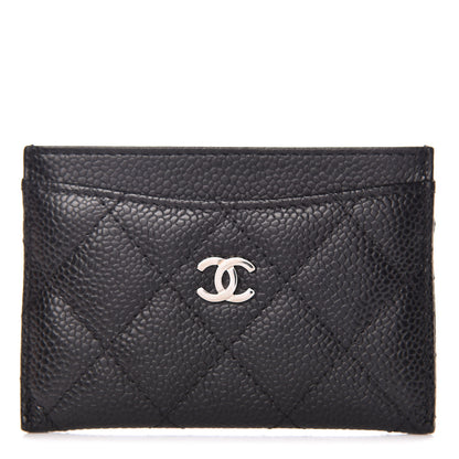Chanel Caviar Quilted Card Holder Black 1 of 8
