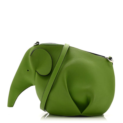 Loewe Calfskin Mini Elephant Crossbody Bag Apple Green 1 of 10