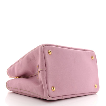 Prada Canapa Small Logo Tote Alabastro White 4 of 11