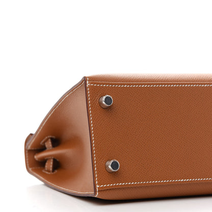Hermes Epsom Kelly Sellier 25 Gold 8 of 10