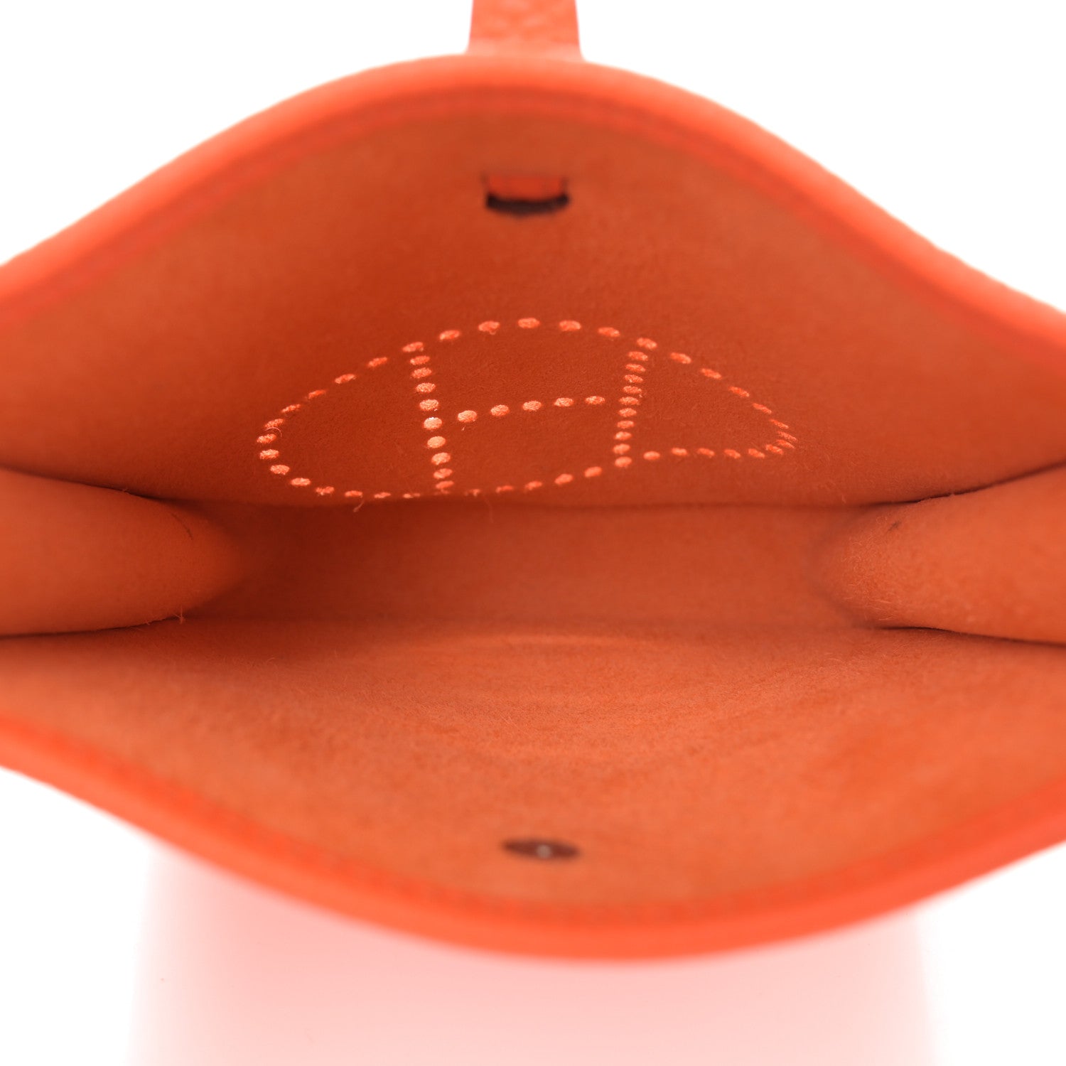 Hermes Taurillon Clemence Evelyne TPM Orange 5 of 11