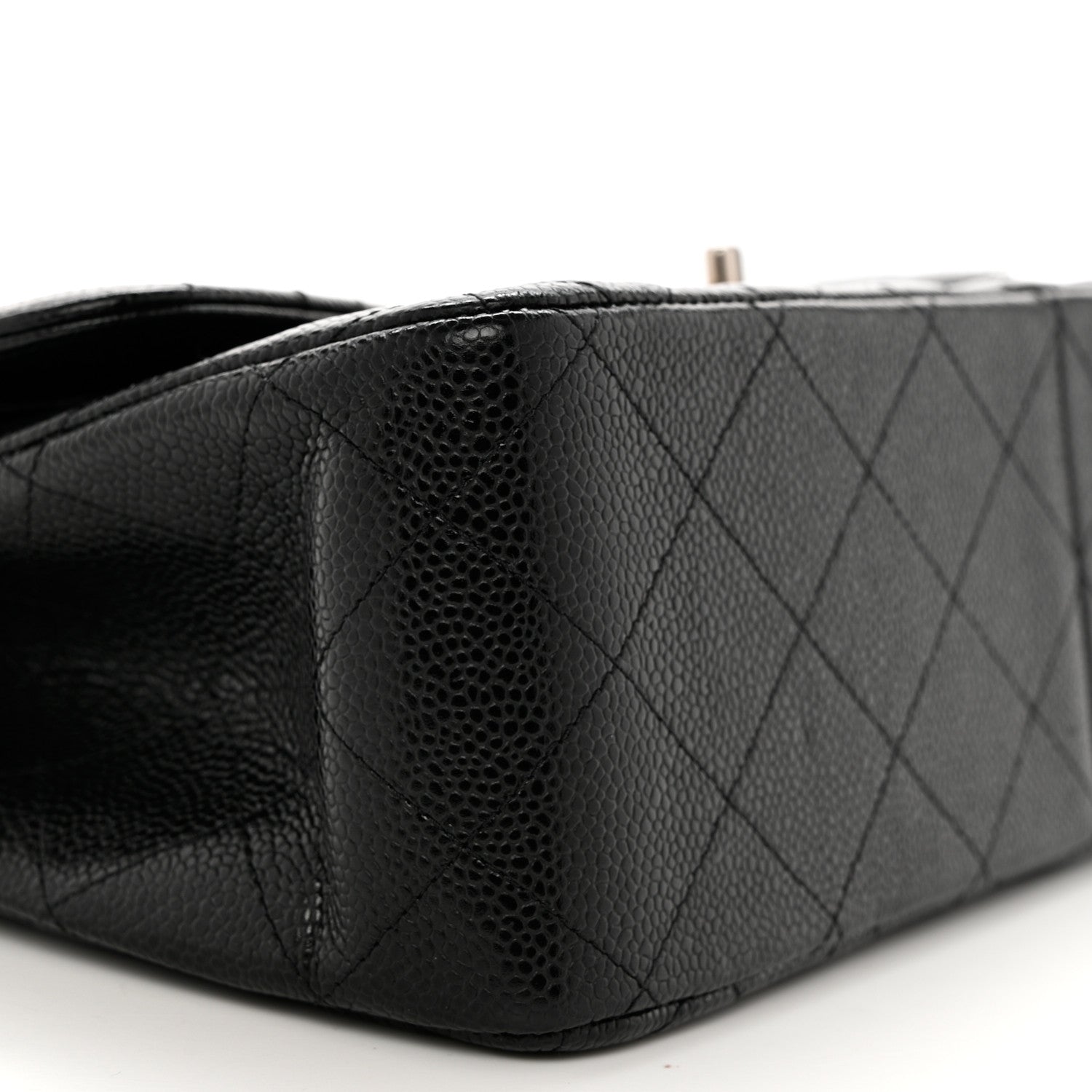 Chanel Caviar Quilted Jumbo Double Flap Black 8 of 9