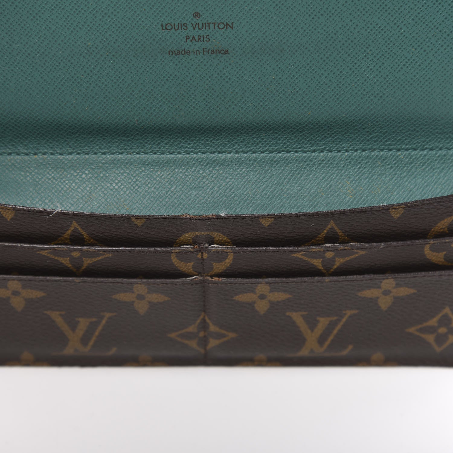 Louis Vuitton Monogram Josephine Wallet Vert 9 of 16