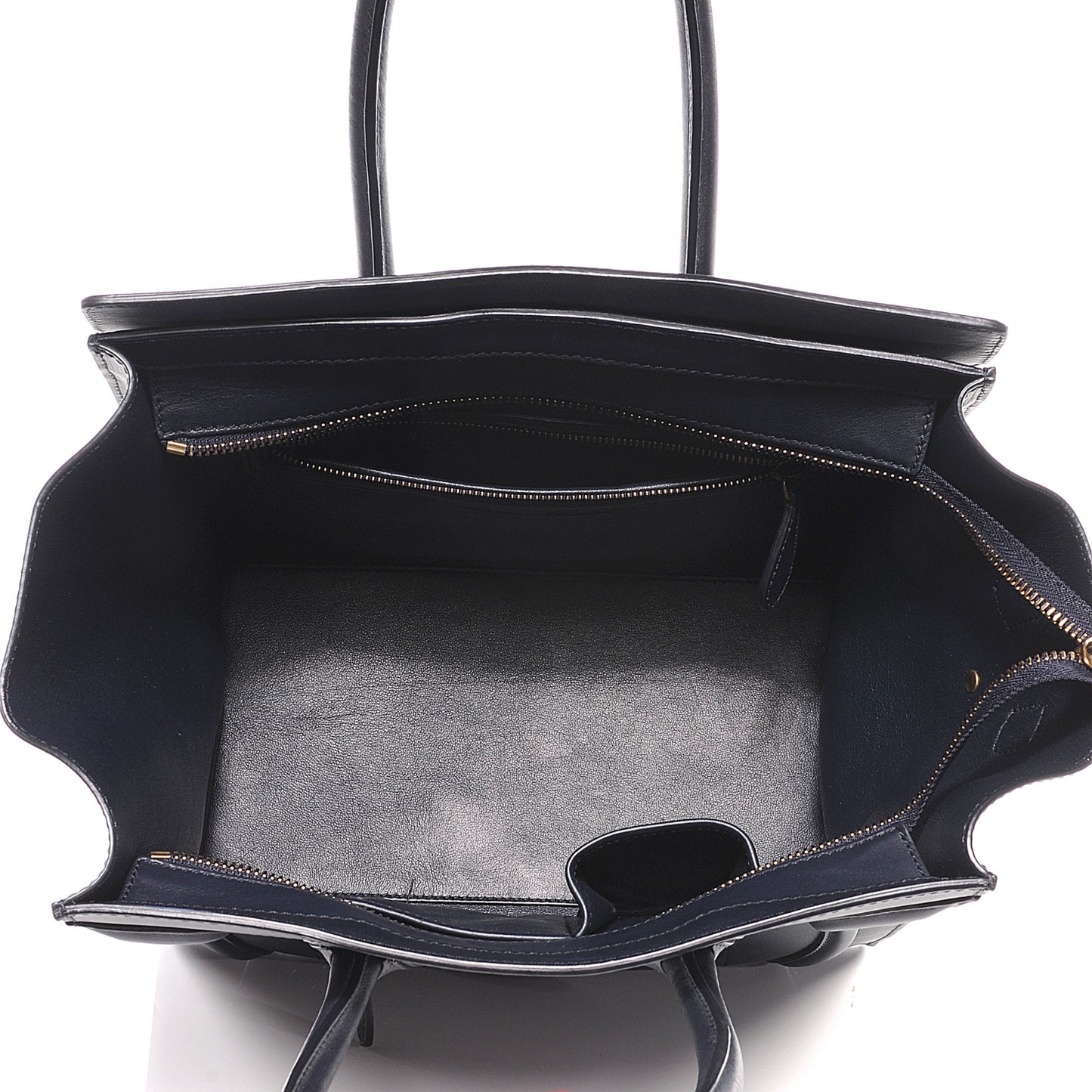 Smooth Calfskin Mini Luggage Navy