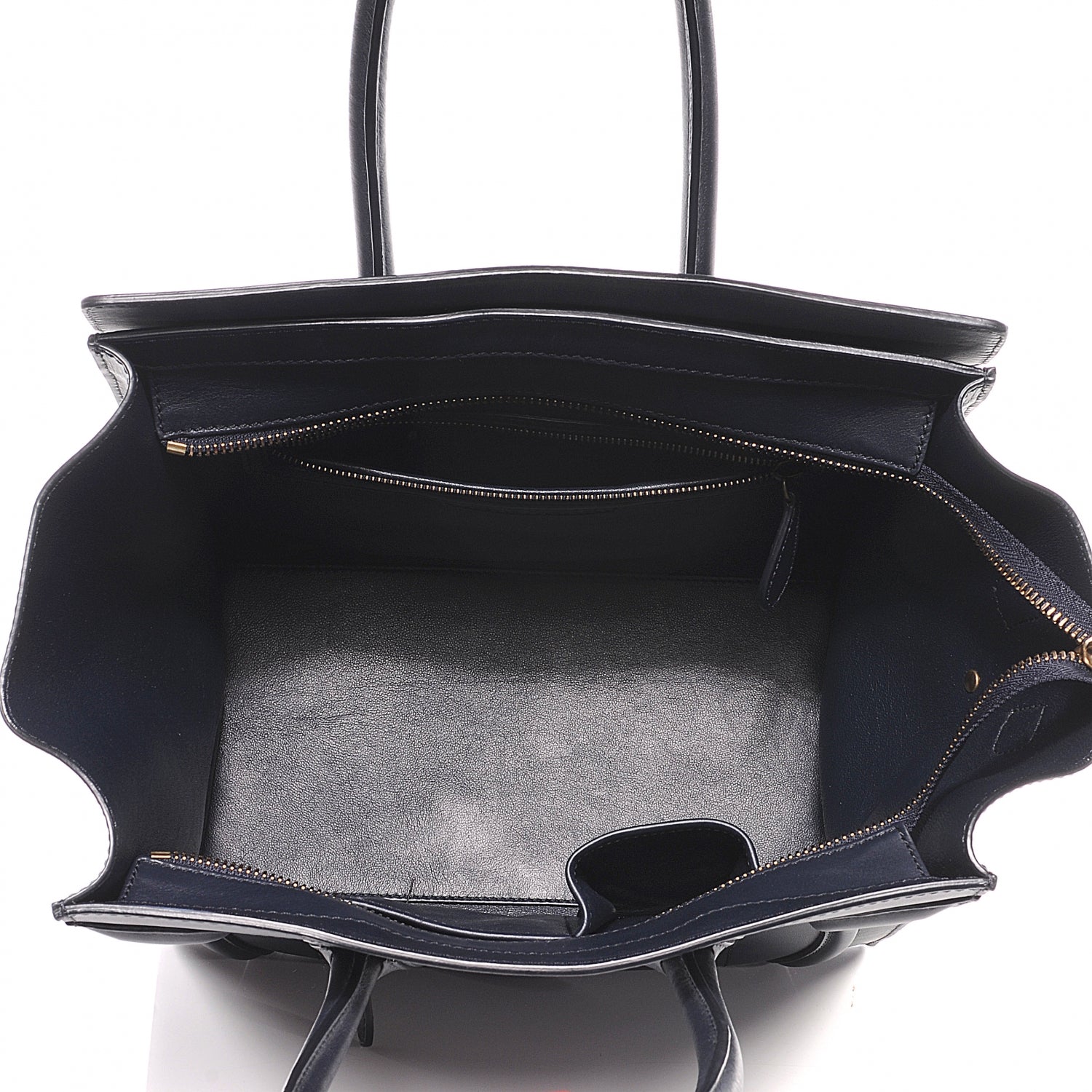 Celine Smooth Calfskin Mini Luggage Navy 6 of 12